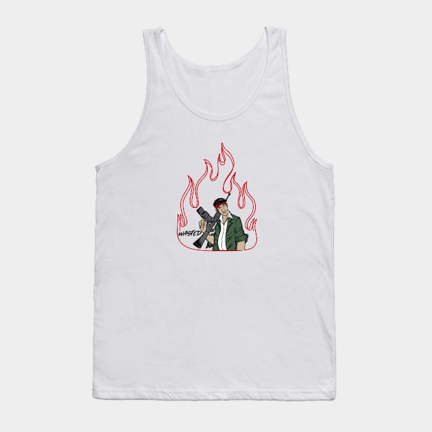 wasted or resistance Tank Top by YOUTH WORKS